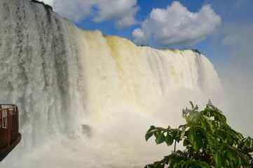 ブラジル側のイグアスの滝