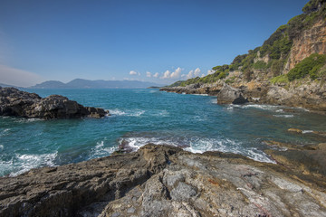 landscape of golfo die poet, la spezia, Italy