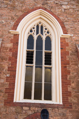 Fototapeta na wymiar beautiful window christianity style old church