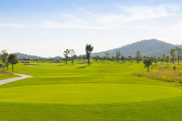 golf field