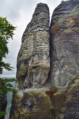 Die Bastei im Elbsandsteingebirge - Sächsische Schweiz