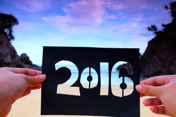 2016 as a background