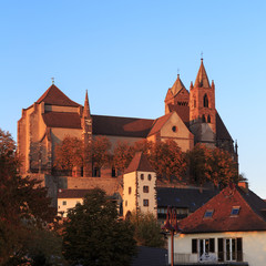 Obraz premium Abendsonne über Breisach