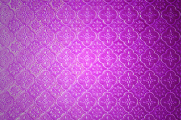 purple pattern glass.
