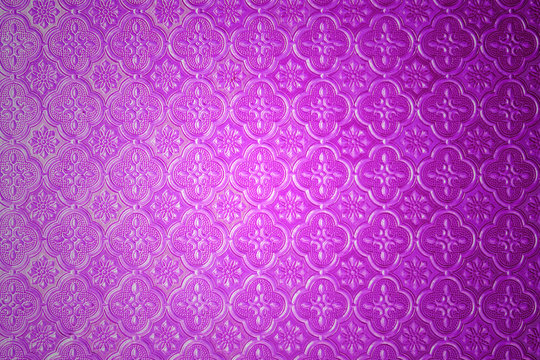 Purple Pattern Glass.