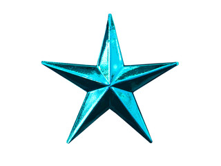 five pointed star christmas decoration for haging on tree