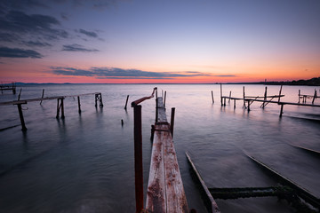 Fototapeta premium Sunset at Ravda, Bulgaria
