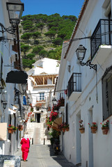 Mijas, calle, Málaga, Andalucía