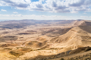 Fototapeta na wymiar Large Crater, Negev desert