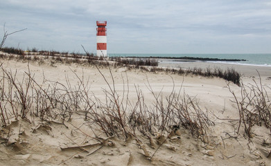 Leuchtturm auf Helgoland-Düne