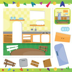 Kitchen interior puzzle