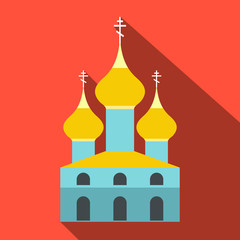 Russian orthodox church flat icon