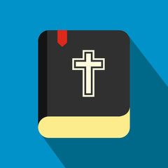 Obraz premium Bible single flat color icon