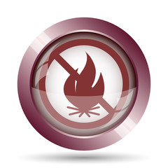 Fire forbidden icon