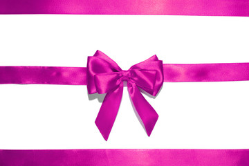 Purple  ribbon and bow
