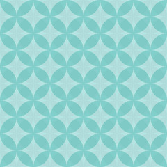 Vector geometrical modern seamless pattern. Overlapping circles background