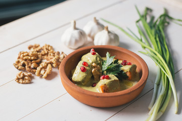 Лосось под соусом