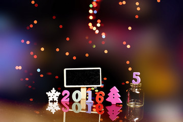 Creative merry christmas .Happy New Years 2016