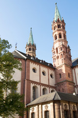 Fototapeta premium Würzburger Dom, Unterfranken, Deutschland