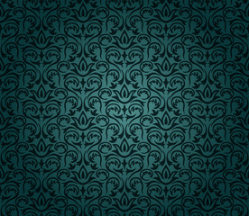 Vintage floral background pattern.