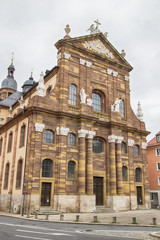 Fototapeta na wymiar Kirche St. Michael in Würzburg, Unterfranken, Deutschland