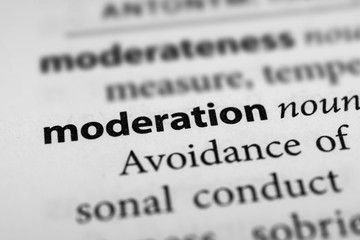 Obraz premium Moderation