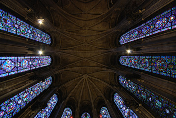 Katedra Notre Dame de la Treille w Lille - obrazy, fototapety, plakaty