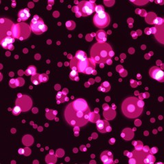 Vintage pink bubbles background, seamless pattern