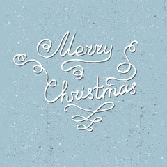 Merry Christmas lettering