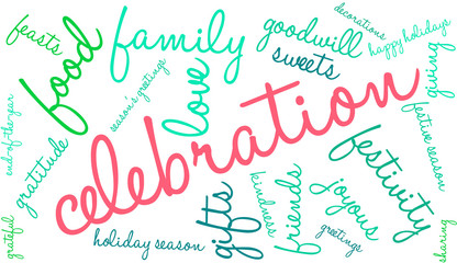 Celebration Word Cloud