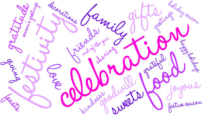 Celebration Word Cloud