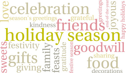 Holiday Season Word Cloud