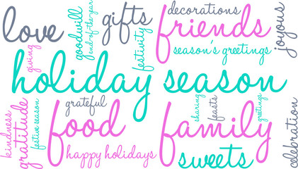 Holiday Season Word Cloud