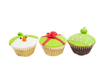 Beautiful festive cupcakes