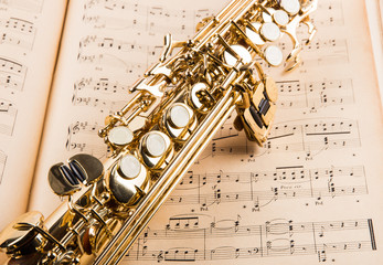 Obraz premium Sopransaxofon