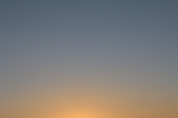 The sun and sky