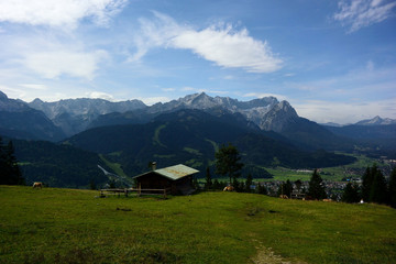 Fototapeta na wymiar Wettersteingebirge, Bayern