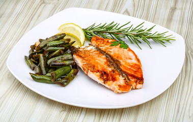 Salmon steak
