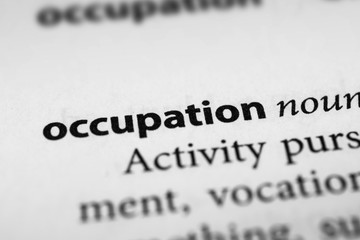 Fototapeta premium Occupation