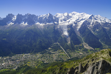 Luftaufnahme Chamonix-MONT BLANC - König von Europa