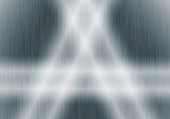 Metal background or texture of brushed steel plate with reflections Iron plate