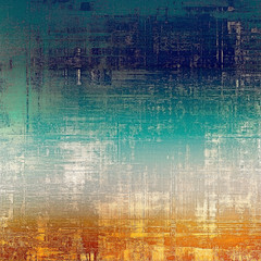 Abstract blank grunge background, old texture with stains and different color patterns: yellow (beige); blue; red (orange); white