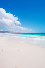L'area protetta della spiaggia di Aomak, isola di Socotra, Yemen, dune di sabbia, fuga romantica, luna di miele
