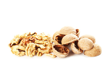 Walnut isolated on a white background