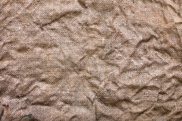 Texture burlap brown background / Burlap fabric background texture