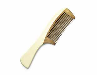 women's two-tone wooden comb