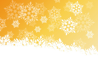 Winter background white snowflakes falling Christmas and New Yea
