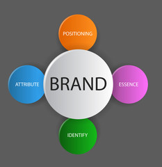 vector diagram schema brand