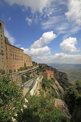 MONTSERRAT, SPAIN - AUGUST 28, 2012: Station 