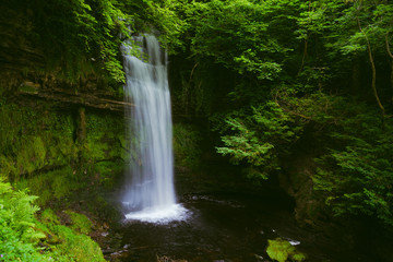 Fototapeta na wymiar Glencar Waterfall, County Leitrim, Ireland